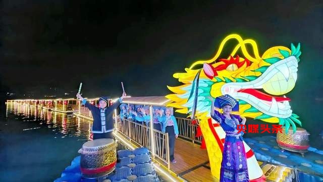 五一假期，广西东兰县坡豪湖露营地成最耀眼明珠