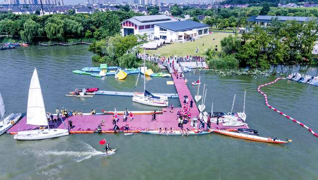 杭州湘湖龙舟赛圆满落幕,端午市集与水上运动嗨翻天!