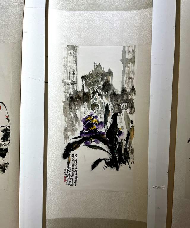 艺术无国界!中法名家画作联展今日在烟台美术馆开展